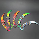 Ніж керамбит Іграшковий дерев'яний 19.5 см керамбіта з дерева іграшка, фото 8