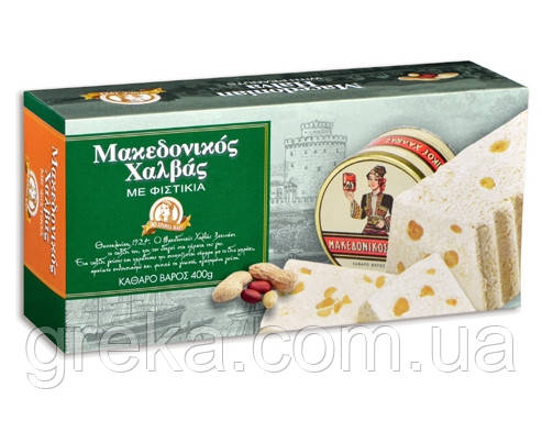 Халва кунжутна македонська з арахісом 400 г, фото 1