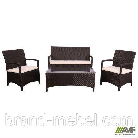 Комплект меблів Bavaro з ротанга Elit (SC-A7428) Brown MB1034 тканина A13815