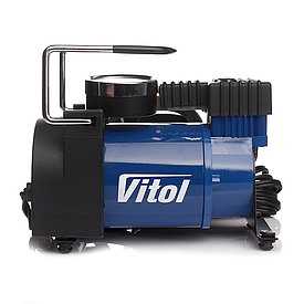 Компресор "ViTOL" K-30 150psi/14Amp/37 л/прикурювач (K-30). Автокомпресор. Насос електричний