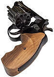 Револьвер флобера ZBROIA PROFI-3" (чорний / дерево), фото 3