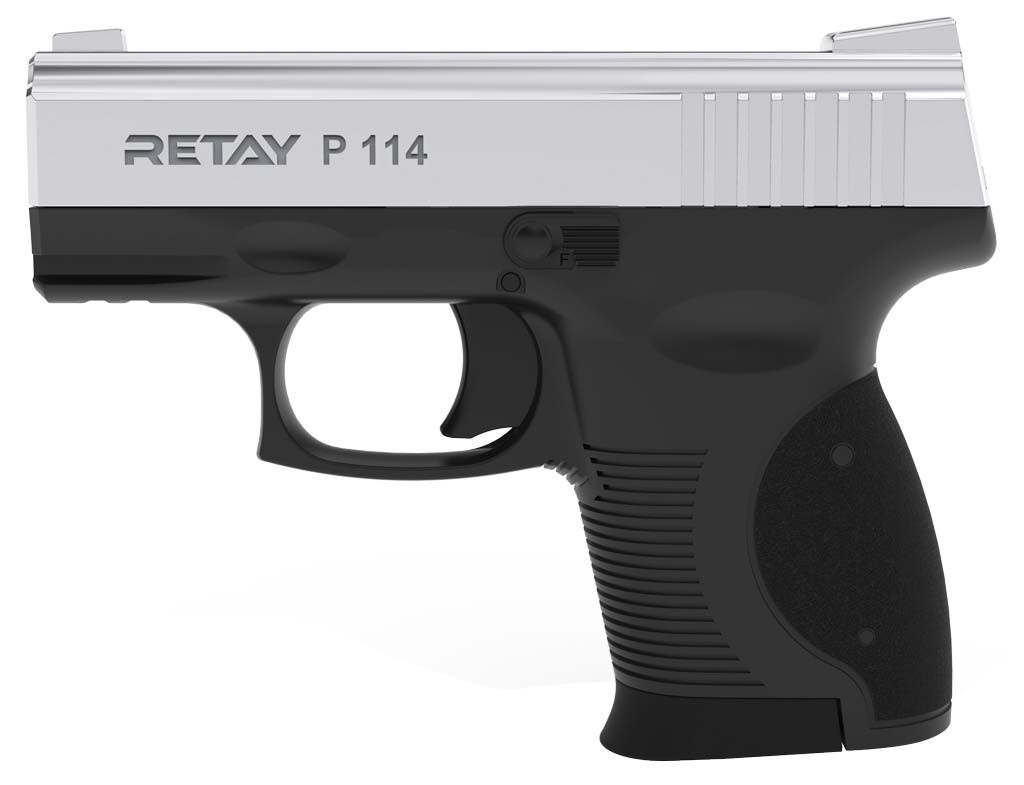 Пістолет стартовий Retay P114 (9 мм), nickel