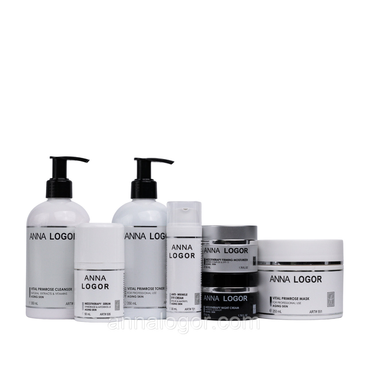 Омолоджуюча серія Anna LOGOR Mezotherapy Primrose Complex