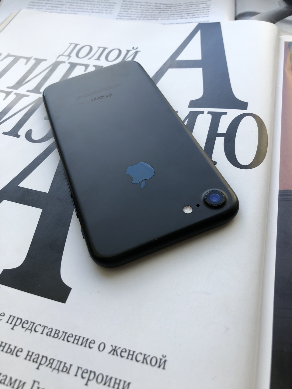 Смартфон Apple Iphone 7 32gb Black Neverlock Б/У Оригинал ИДЕАЛЬНОЕ ...