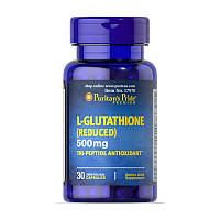 Глутатион Puritan's Pride L-Glutathione (Reduced) 500 mg 30 капсул
