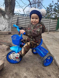 Велосипед 3-х колесный (синий) с корзинками 1