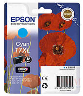 Картридж Epson для Expression Home XP-103/XP-203/XP-207 №17 XL Cyan