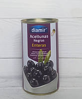Оливки черные с косточками Diamir 345/180г ж/б (Испания)