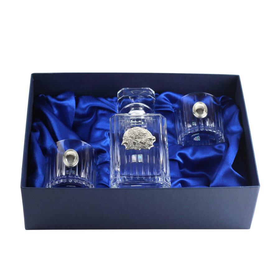 Кришталеві келихи і глечик для віскі Boss Crystal