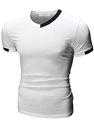 Чоловіча футболка, розміри S-XXL, кольори чорний, білий ST70003