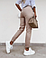 Штани-джогери жіночі однотонні осінньо-весняні, розмір 42, 44, 46, 48, колір бежевий, чорний, хакі, фото 2