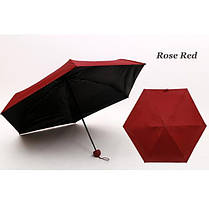 Міні парасолька у футлярі Капсула Маленька кишенькова парасолька у пластиковому футлярі Мінізонт у капсулі, фото 2