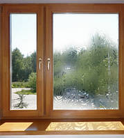 Защитная пленка наклейка Лесная песня ПВХ полупрозрачная для окна стекла зеркала матирующая