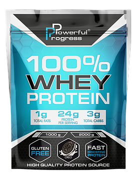 Сироватковий протеїн Powerful Progress Whey Protein 100% Instant 1 kg печиво Орео