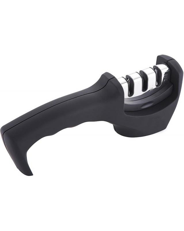 Точило для ножів 3 в 1 Чорне, фото 1