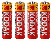 Батарейка сольова Kodak Heavy Duty AA R6 пальчикова (трей)