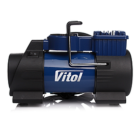 Компресор "ViTOL" K-60 150psi/15Amp/40 л/прикурювач. Автокомпресор. Насос електричний