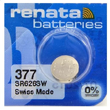 Купить Батарейки для часов кнопочная Renata 377 (SR626SW) Silver oxide ...