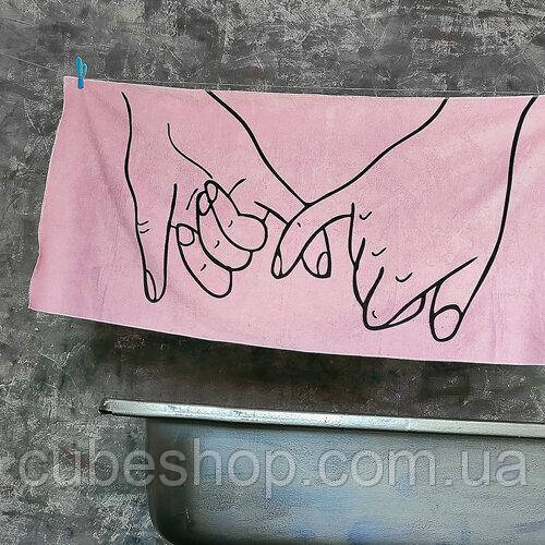 Пляжний рушник з принтом "У нас з тобою до мурашок"