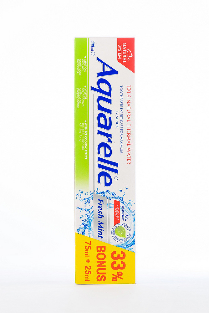 Aquarelle Зубна паста Fresh Mint 75ml+25ml (3 800 023 406 486), фото 1