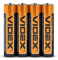 Батарейка солевая Videx R3 AAA минипальчиковая (трей)