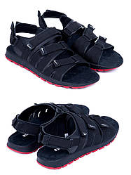 Чоловічі шкіряні босоніжки Nike Summer Life Black. Чоловічі шкіряні схили, сланці, босоніжки