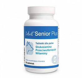 Долфос Сеньор плюс (Dolvit Senior Plus) вітаміни для літніх собак 90 табл.,140 гр.