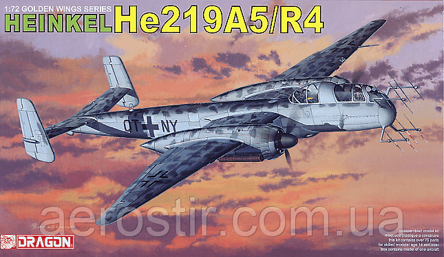 Heinkel He 219A-5/R4 1/72 Dragon 5041