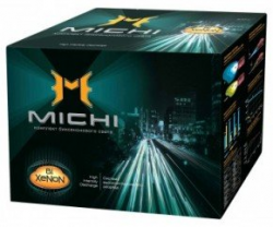 Комплект біксенону Michi 40w H4 12v 5000k Q-start (швидкий розпал ламп)