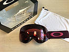 Гірськолижна маска Oakley Flight Deck M (XM) Prizm Icon Grenache Rubine Лінза Prizm Rose, фото 3