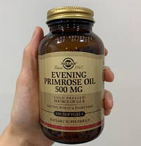 Олія примули вечірньої Solgar Evening Primrose Oil 500 mg 180 капс, фото 5