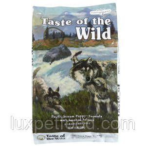 Taste Of The Wild - 2 kg Pacific Stream Puppy - беззерновой корм для цуценят всіх порід з рибою