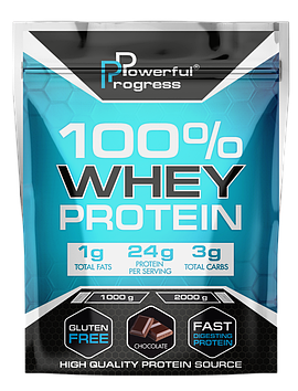 Сироватковий протеїн Powerful Progress Whey Protein 100% Instant 2 kg шоколад