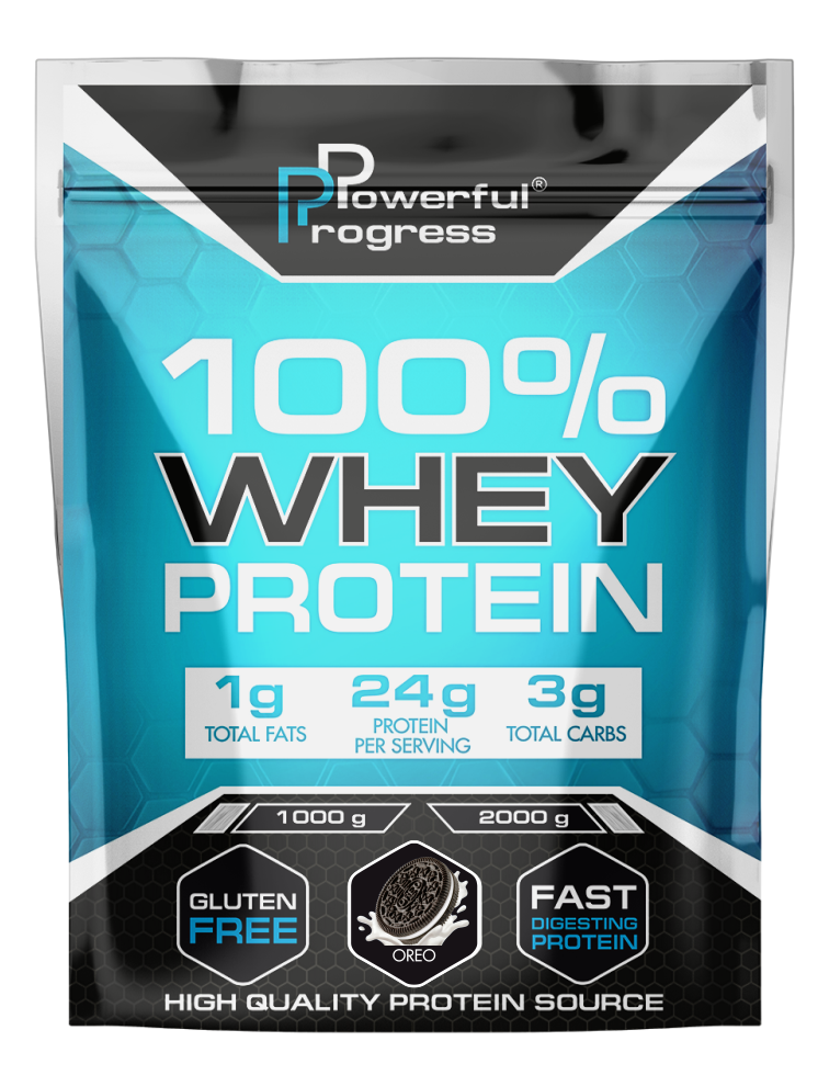 Сироватковий протеїн Powerful Progress Whey Protein 100% Instant 2 kg печиво Орео