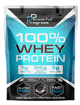 Сироватковий протеїн Powerful Progress Whey Protein 100% Instant 2 kg печиво Орео
