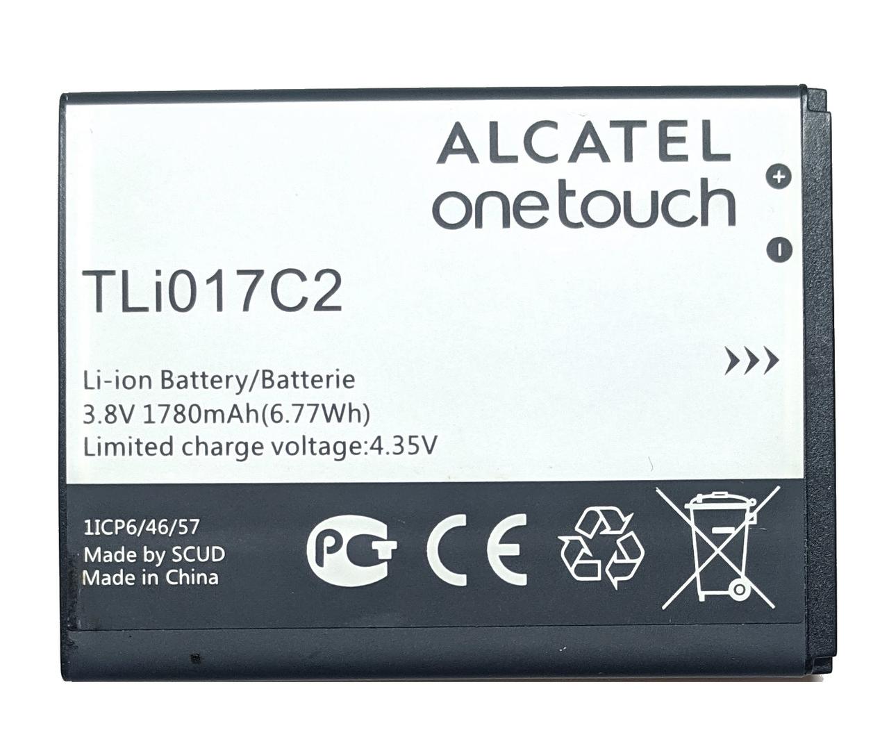 Акумулятор Alcatel TLi017C1 TLi017C2 one touch OT-5027B/Dawn OT-4060O / Streak OT-4060A ideal