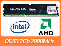 DDR3 2GB 2000 MHz (PC3-16000) ADATA CL9 Gaming series AX3U2000GB2G9B-2G