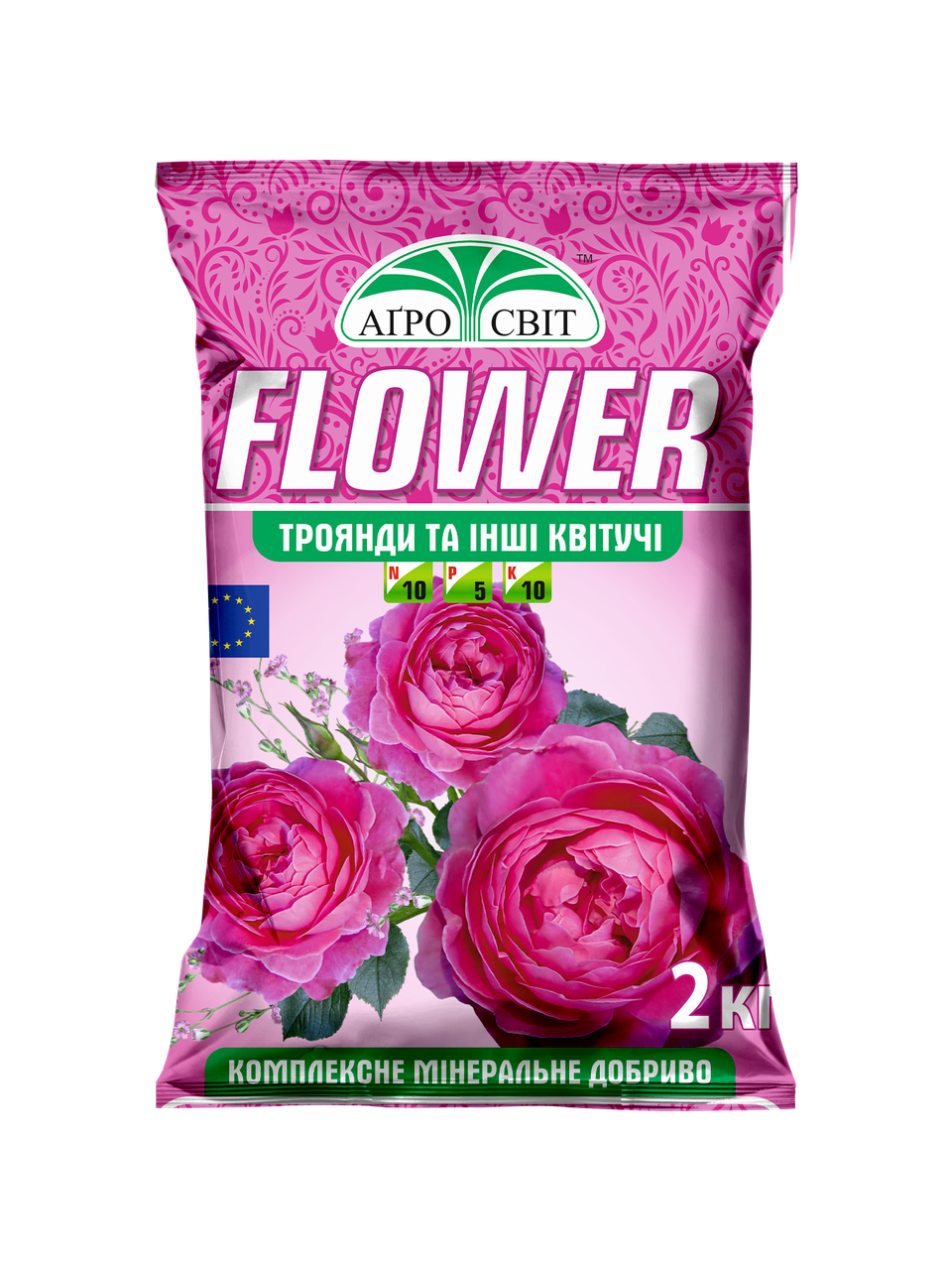 Комплексне добриво FLOWER для троянд, 2 кг