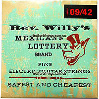 Струны Dunlop RWN0942 Rev. Willy's Mexican Lottery Billy Gibbons 9-42