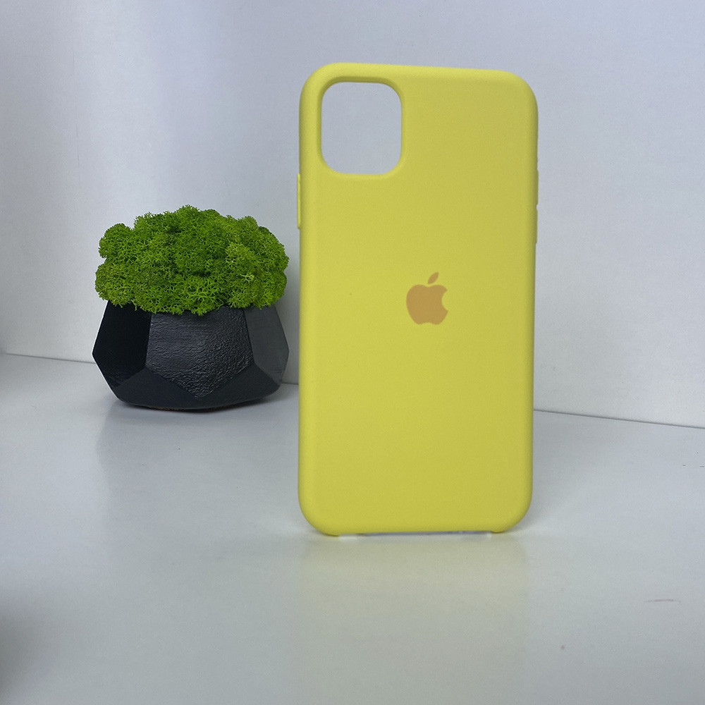 Чохол силіконовий для Айфон 11 / Iphone 11 Жовтий "Original Silicone case"