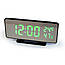 Настільний електронний цифровий годинник VST 888Y з дзеркальним екраном термометром і будильником, фото 2