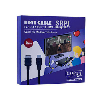 PS1 на HDMI, PS2 на HDMI відео конвертер сигнал RGB SCART (2м) (SRPJ)