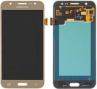 Дисплей Samsung J500 Gold (Amoled)