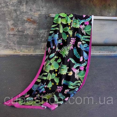 Пляжний рушник з принтом "Кактуси"