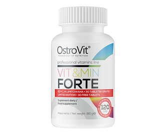 Мультивітаміни OstroVit Vit&Min Forte 120 таб Польща, фото 1