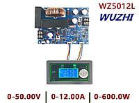 WUZHI WZ5012L 0-50V 0-12A 600Вт Лабораторный Понижающий блок модуль питания с цифровым управлением