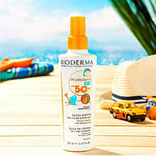 BIODERMA PHOTODERM KID SPF50+ SPRAY дитячий сонцезахисний спрей Біодерма