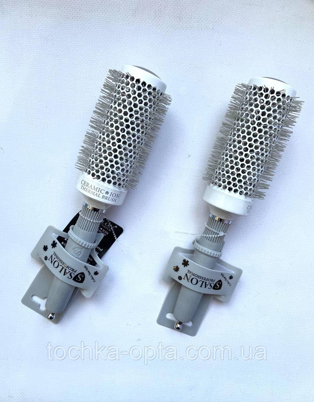 Брашинг для волосся керамічний SALON ion 43