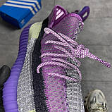 Жіночі кросівки Adidas Yeezy Boost 350 V2 Yeshaya, фіолетові кросівки адідас ізі буст 350 в2, фото 6