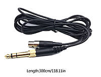 Прямой кабель провод AKG K271 K240 MKII K712 K812 PRO К702 K361 K371 K182 Q701 K141 MKII 181 171 Длина 3 метра